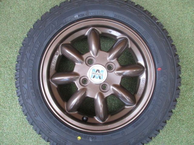 送料込み ミニライト 145R14C ラヂアルタイヤ４本SET ハスラー タフト