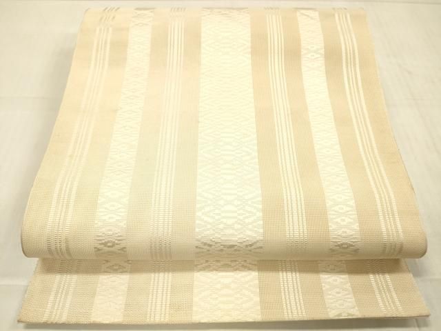 着物屋こころ■本場筑前博多織　八寸名古屋帯　波文　逸品 n446 Kisste 博多帯 名古屋帯 正絹 博多名古屋帯 新品 八寸名古屋帯 黒 唐花