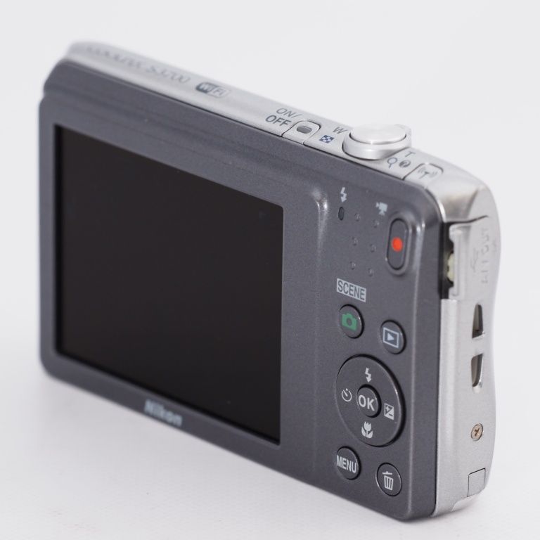 Nikon ニコン コンパクトデジタルカメラ COOLPIX S3700 シルバー 光学8倍ズーム 2005万画素 S3700SL