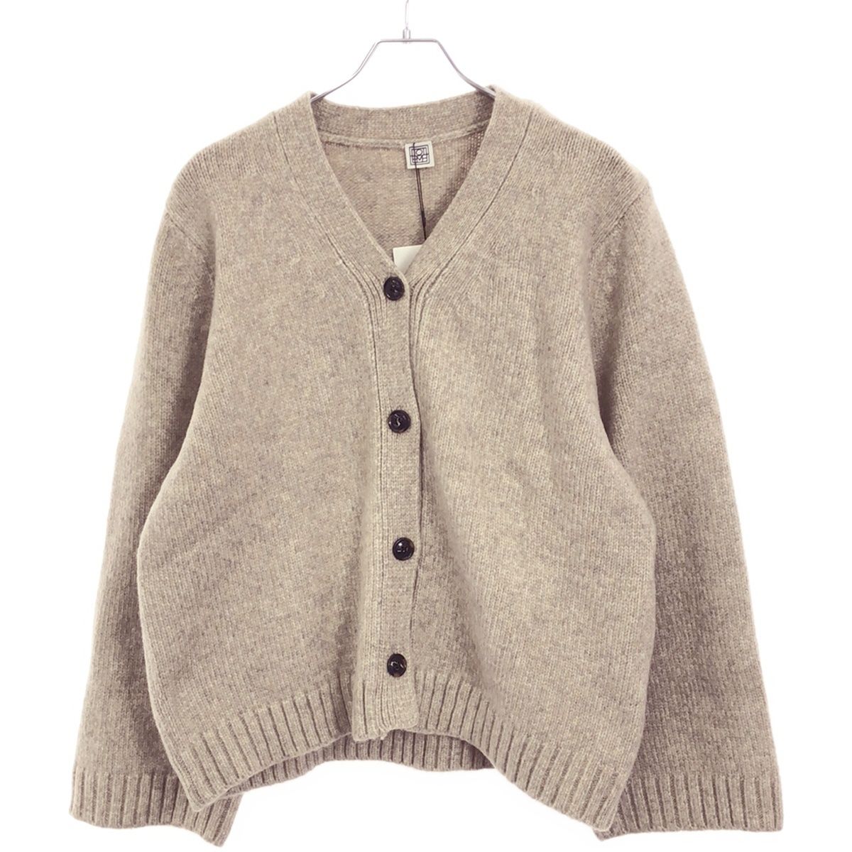 Toteme グレー ニットカーディガン