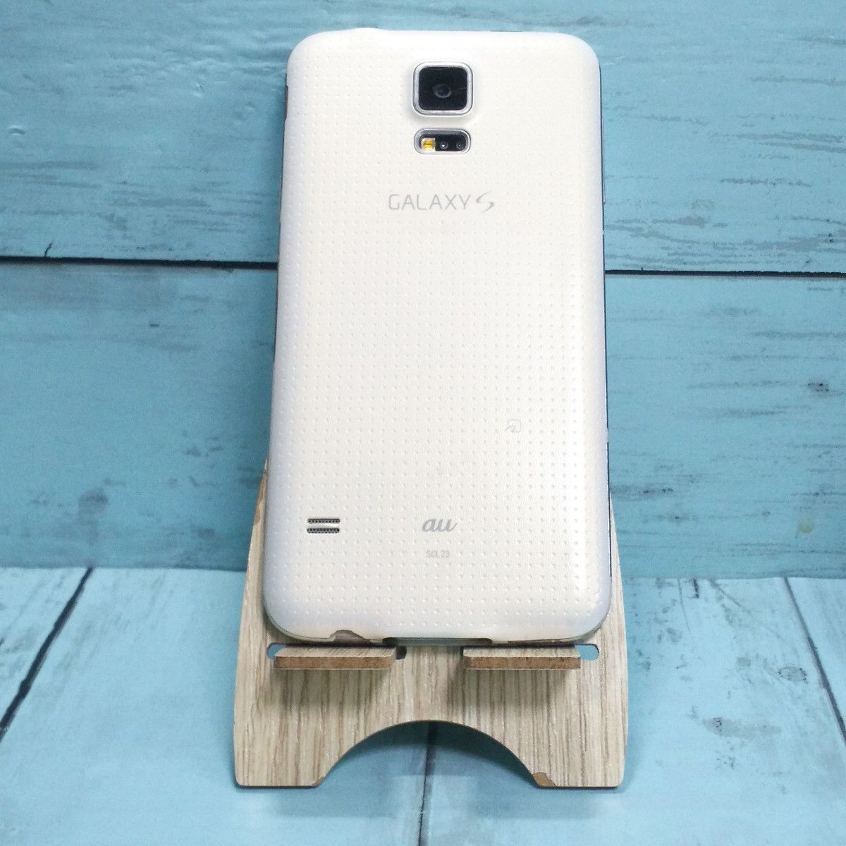 スマートフォン本体 GALAXY S5 SCL23 Shimmery White au Samsung Galaxy S5 SM-G900 16GB AT&T T-MOBILE Unlocked