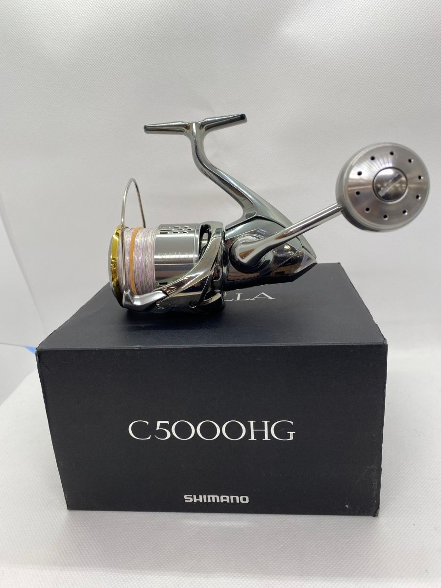 SHIMANO - ΨΨSHIMANO シマノ スピニングリール　18ステラ C5000HG-J　箱付 多少のシャリ感 04131 ΨΨSHIMANO シマノ スピニングリール 18ステラ C5000HG-J 箱付