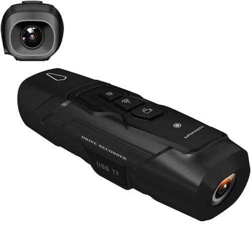 MAXWIN ドライブレコーダー バイク 自転車 2カメラ 前後同時録画 WiFi 200万画素 フルHD LED信号対応 IPX4 防水防塵 Gセンサー ループ録画 ウェアラブルカメラ アクションカメラ ハンドル ヘルメット装着 BDVR-A001