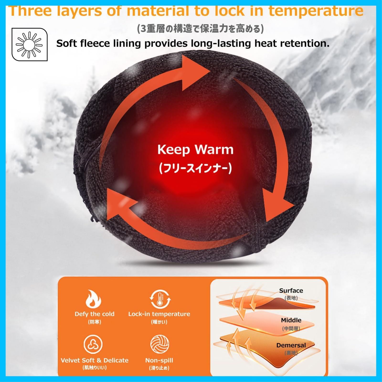 防寒手袋 バイク