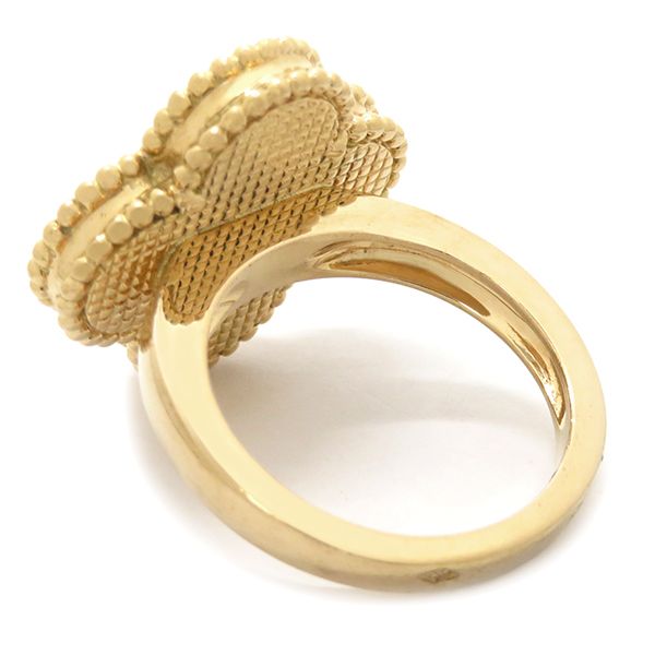 ヴァンクリーフアーペル リング 指輪 マジック アルハンブラ マジック アルハンブラ リング 18K ホワイトゴールド