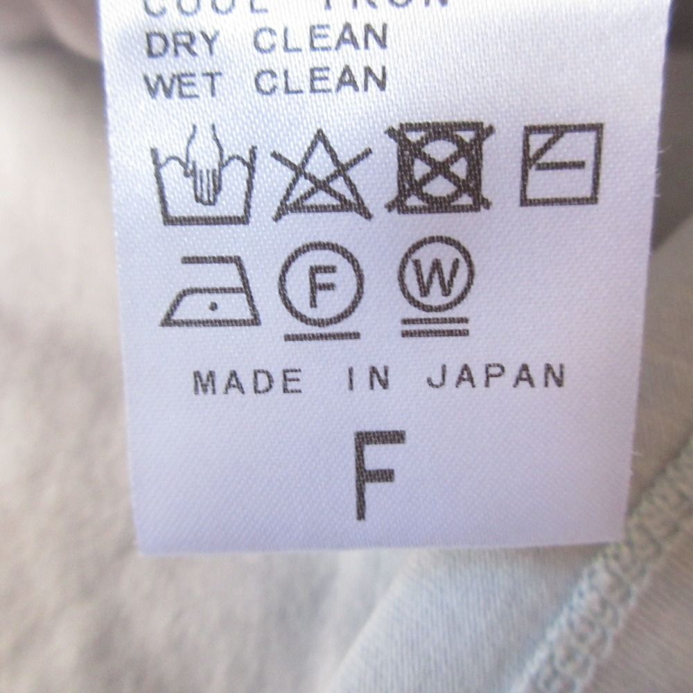 美品 24SS MUSE Deuxieme classe ミューズ ドゥーズィエムクラス Mme.CREW Tシャツ サイズF ライトブルー レディース 古着 中古 美品 24SS MUSE Deuxieme classe ミューズ ドゥーズィエムクラス