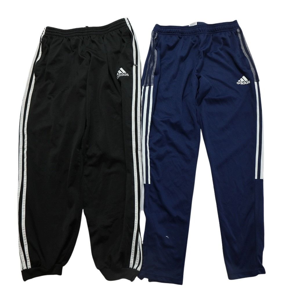 古着卸 まとめ売り アディダス adidas ジャージ パンツ 8枚セット メンズ L トラックパンツ トレーニングパンツ 古着 NC0886