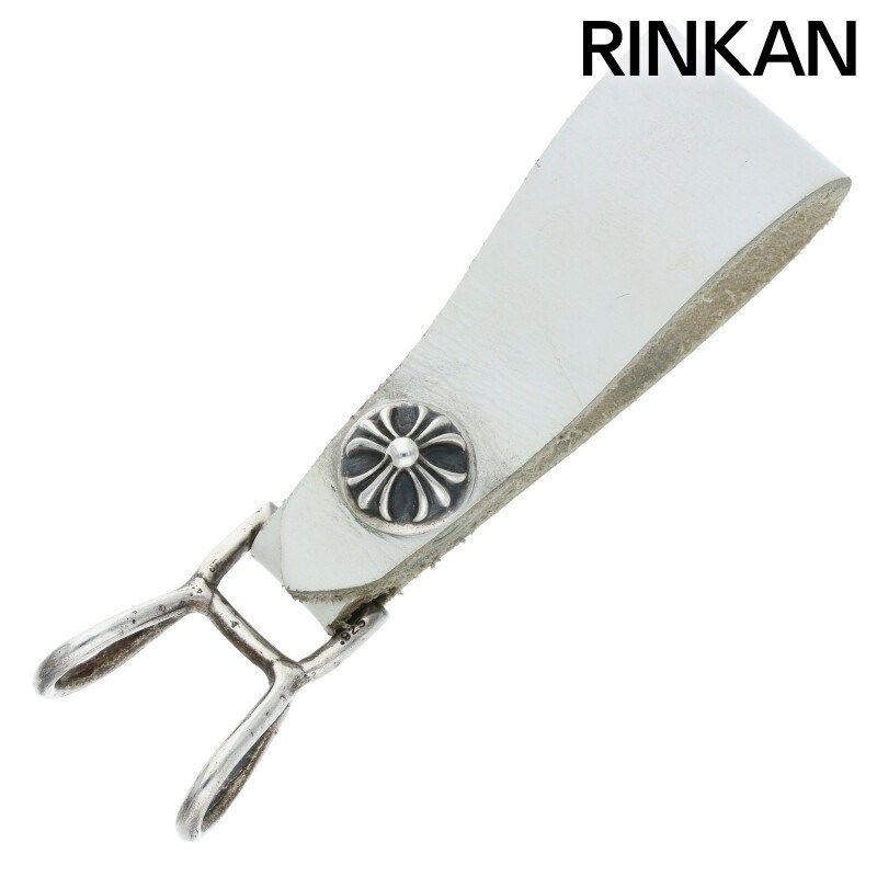 クロムハーツ BELT LOOP クロスボールボタンレザーベルトループ メンズ