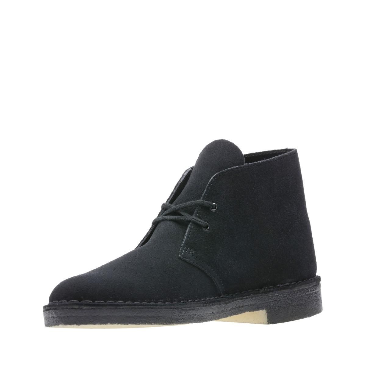 Clarks originals desert boot black sale