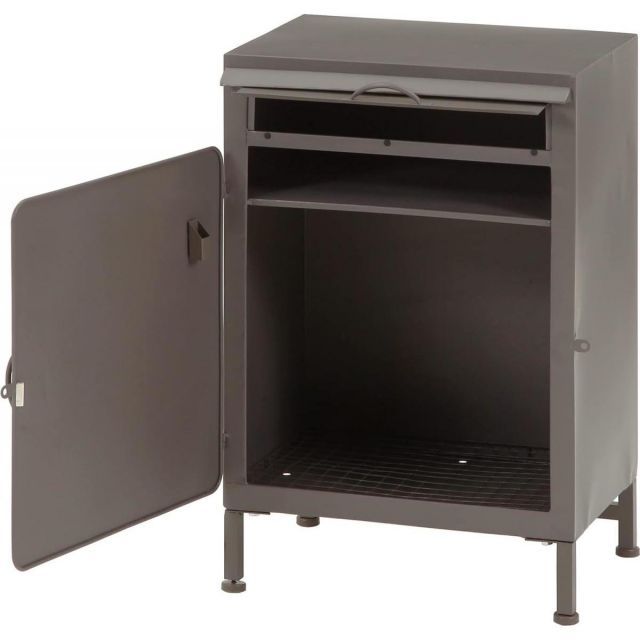 不二貿易 宅配ボックス 郵便受け ポスト 鍵垢付 置き配 宅配 水濡れ防止 マーガレット 幅46×奥行36.6×高さ70cm 70230