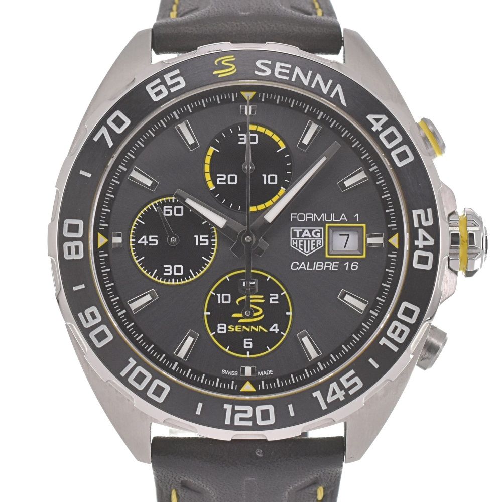 タグホイヤー TAG HEUER CAZ201B.FC6487 フォーミュラ1 x セナ 自動巻き メンズ 箱 保証書付き H 139548