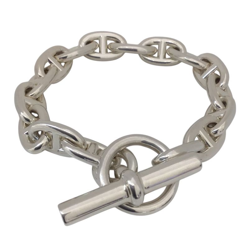 エルメス HERMES シェーヌダンクルブレスMM シルバー Ag925 ジュエリー