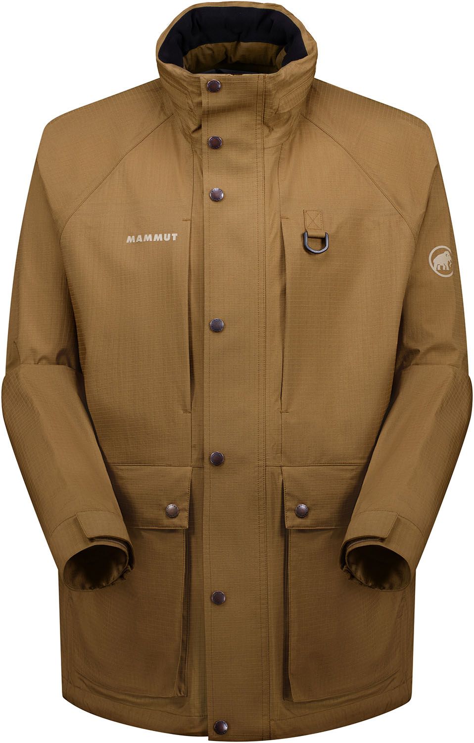 マムート MAMMUT アウトドア エクスプローラー ジップイン ハードシェル ジャケット アジアンフィット 上着 アウター フーデッド メンズ 男性 防風 防水 レジャー 1010-31700 101031700 7546 CLAYSTONE