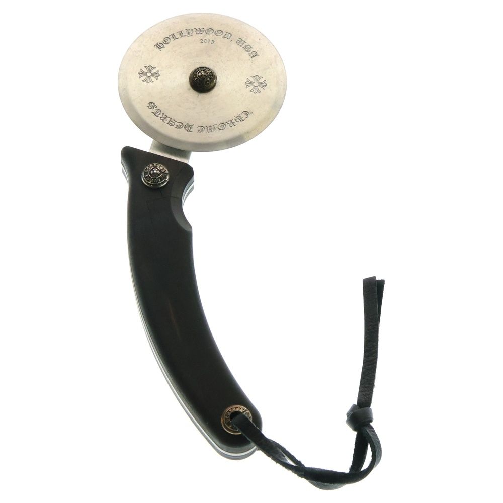 CHROME HEARTS クロムハーツ PIZZA CUTTER ピザカッター 2013年クリスマスノベルティ ブラウン|シルバー