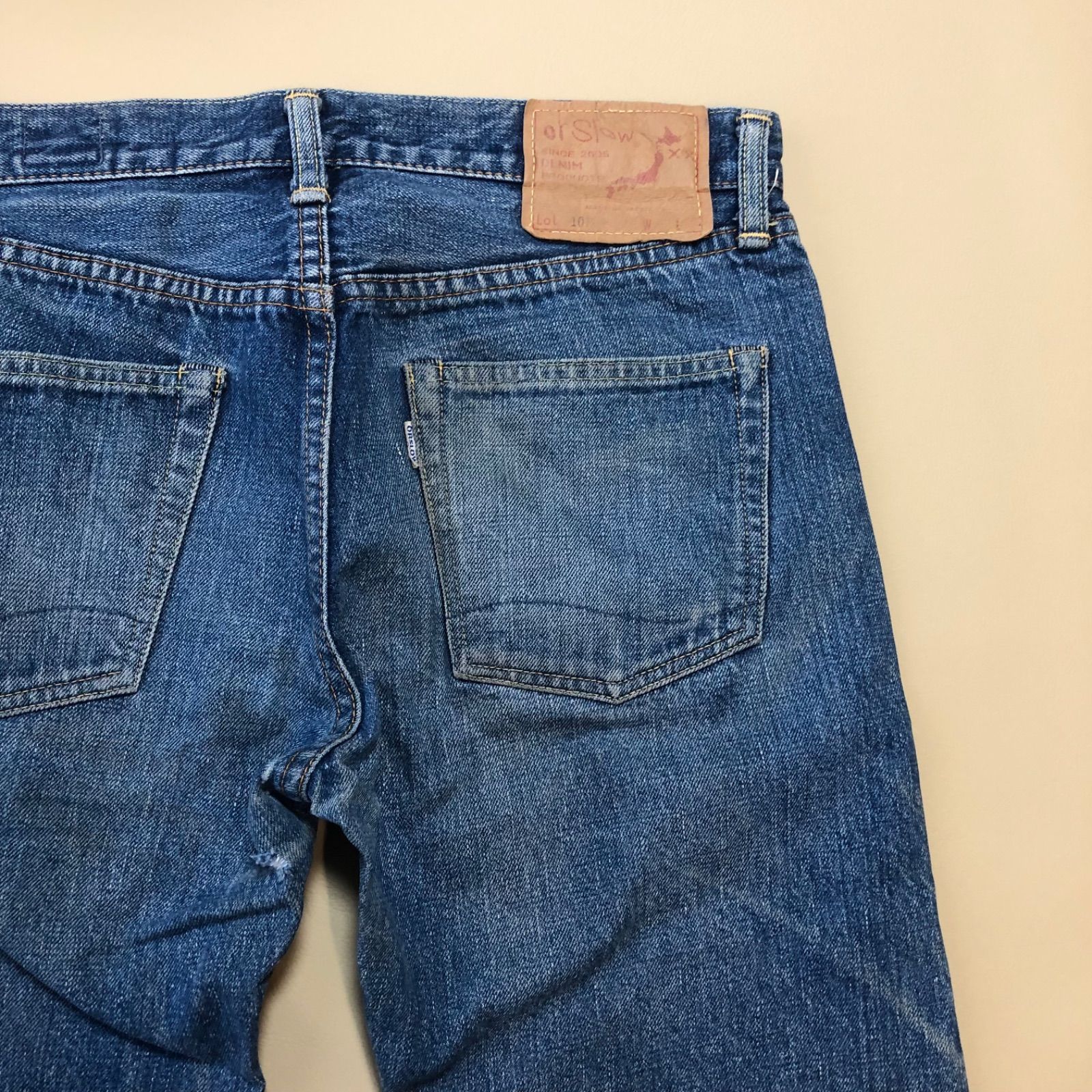 ☆美品☆M☆orSlowオアスロウ 107 SLIM FIT 113 ☆美品☆M☆orSlowオアスロウ 107 SLIM FIT 113 - メルカリ