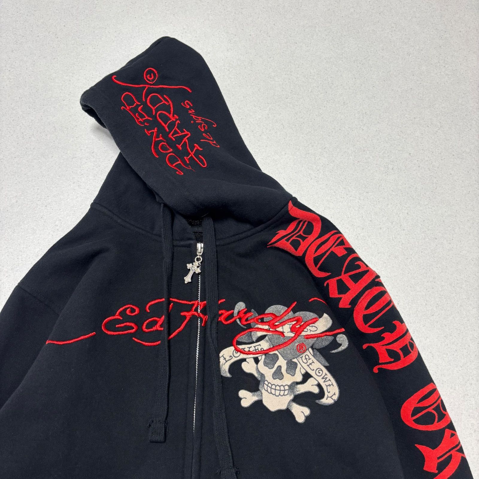 Ed Hardy zip foodie エドハーディー ジップアップ パーカー