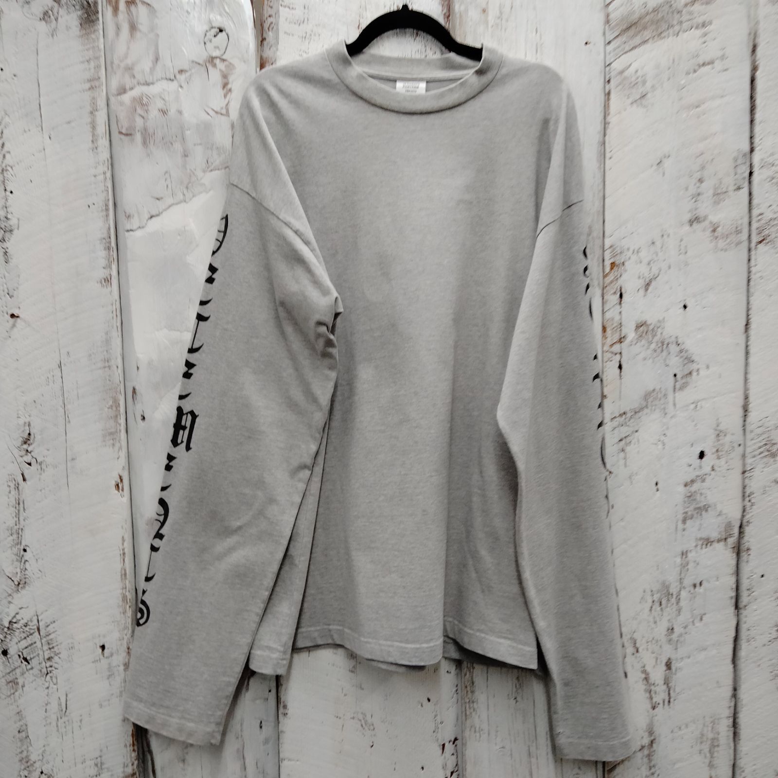 VETEMENTS ヴェトモン 16SS SS16TP14 アームロゴプリントヘビー