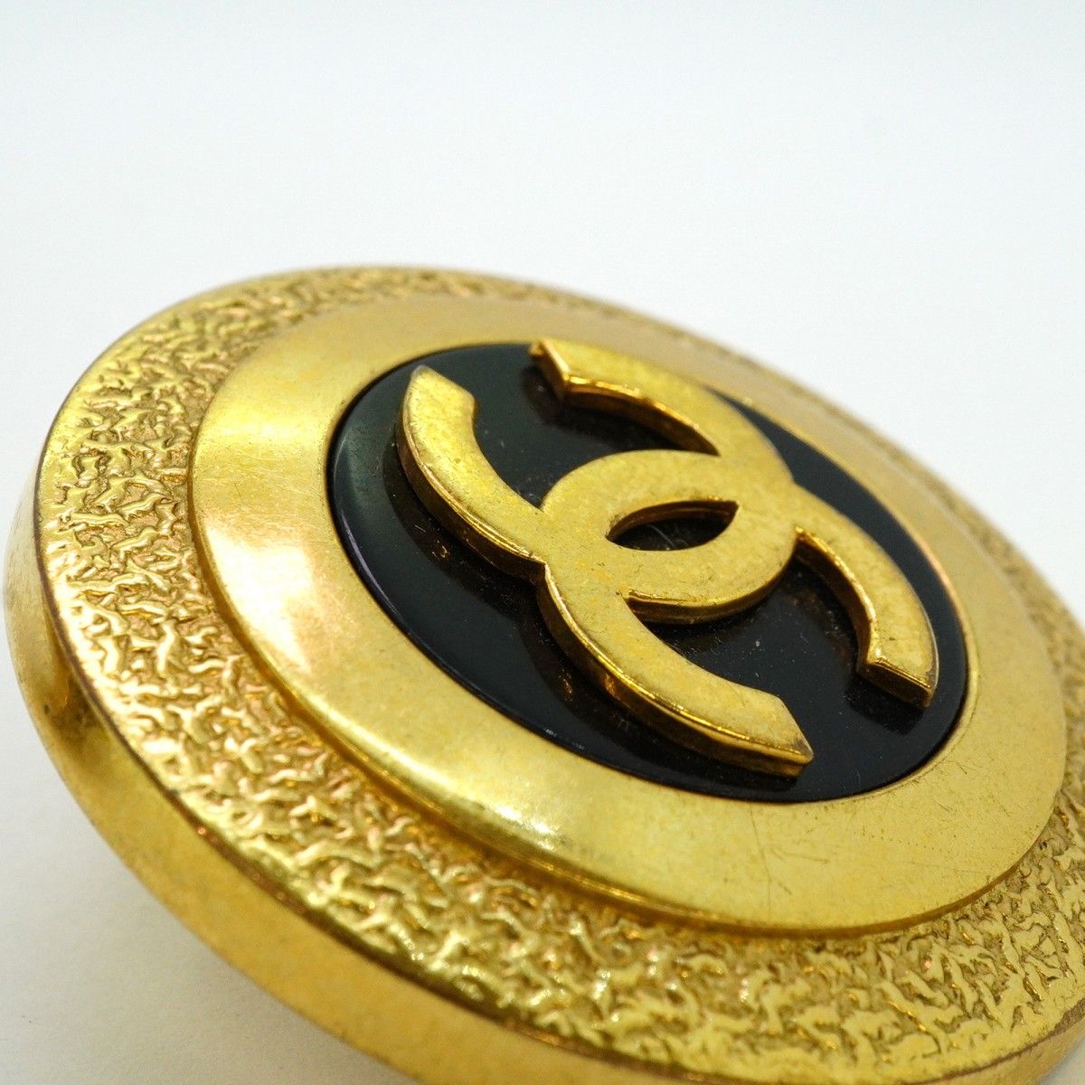 5jeb0198】シャネル イヤリング ヴィンテージ ココマーク 丸型  