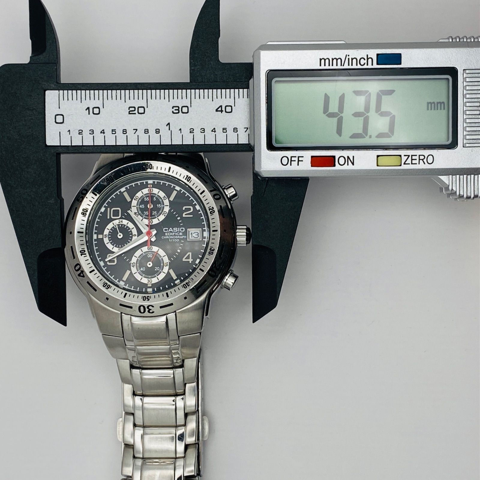 T072）良品 稼動品 CASIO カシオ EDIFICE エディフィス クロノグラフ