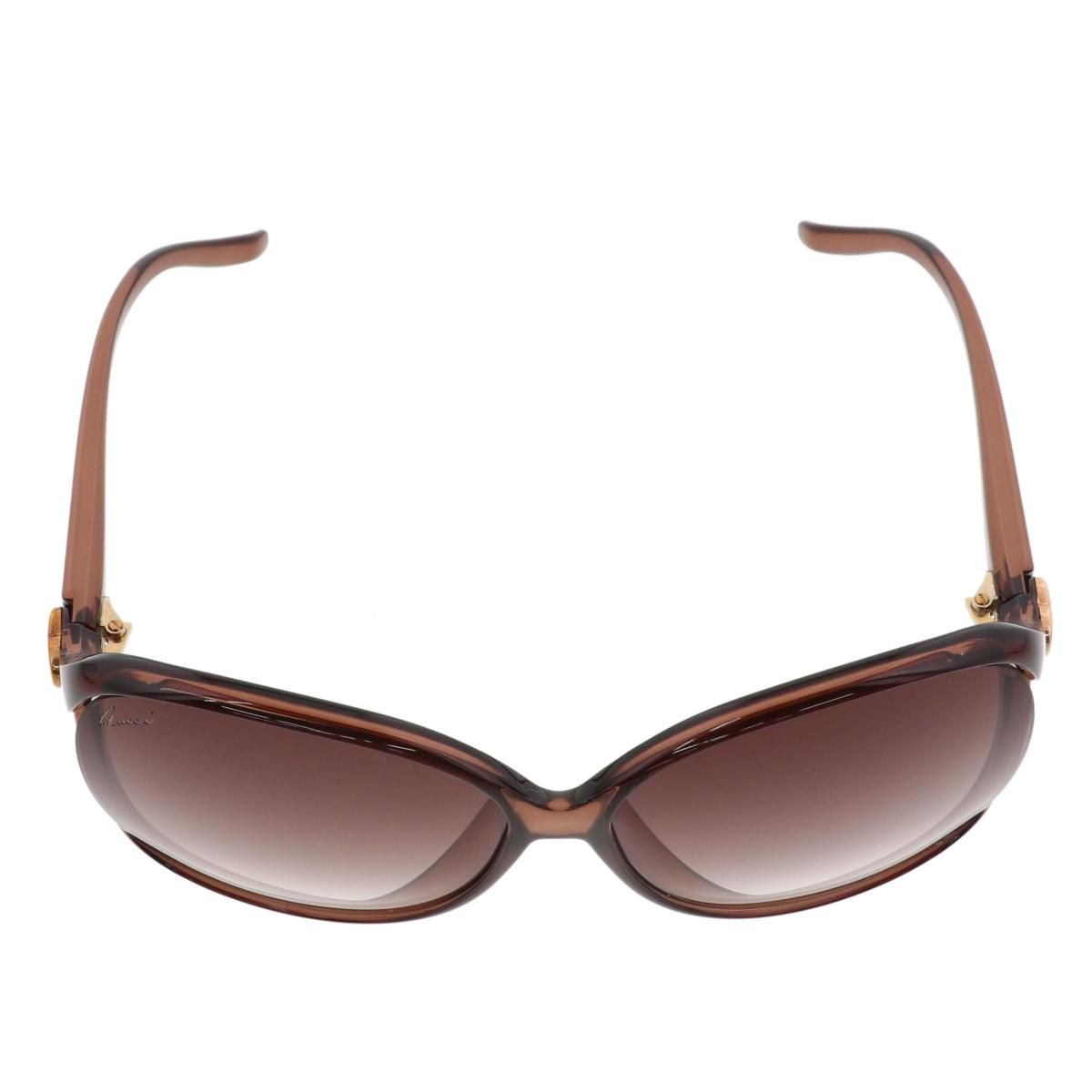 GUCCI グッチ ｻﾝｸﾞﾗｽ 服飾 眼鏡|サングラス Sunglasses Brown GG3525 used AB