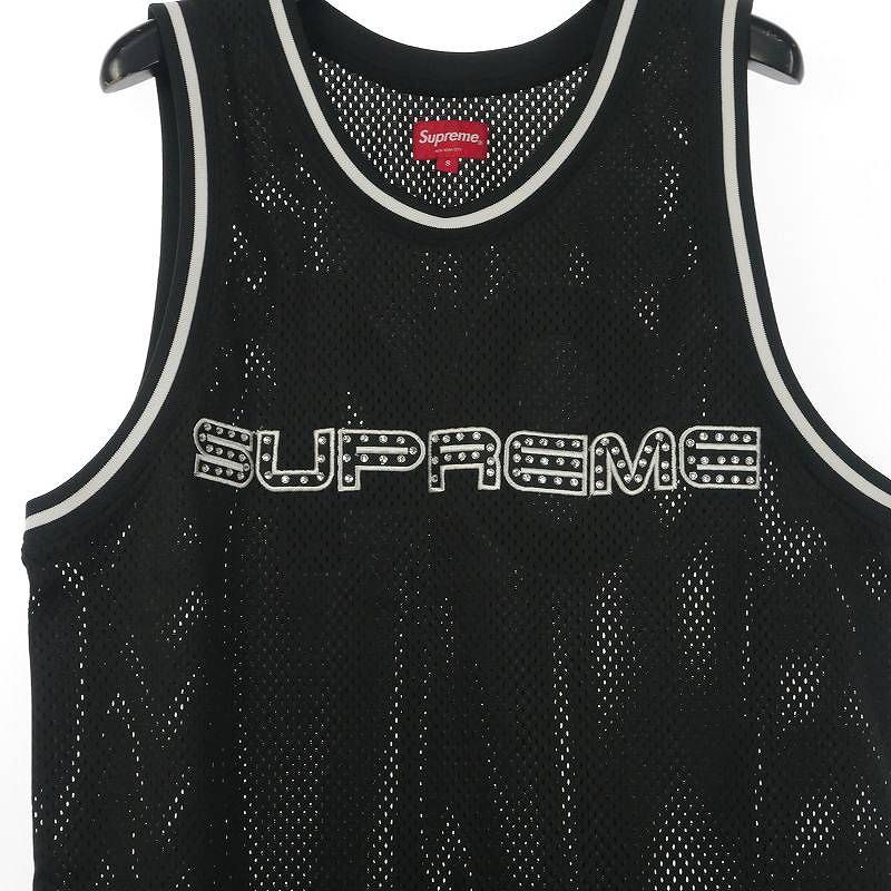 シュプリーム SUPREME 19SS Rhinestone Basketball Jersey ライン