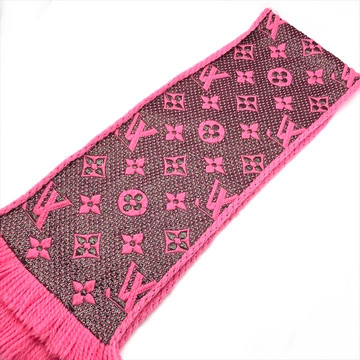 ルイヴィトン マフラー モノグラム Louis Vuitton 良品 LOUISVUITTON ルイヴィトン モノグラム エシャルプ ロゴ