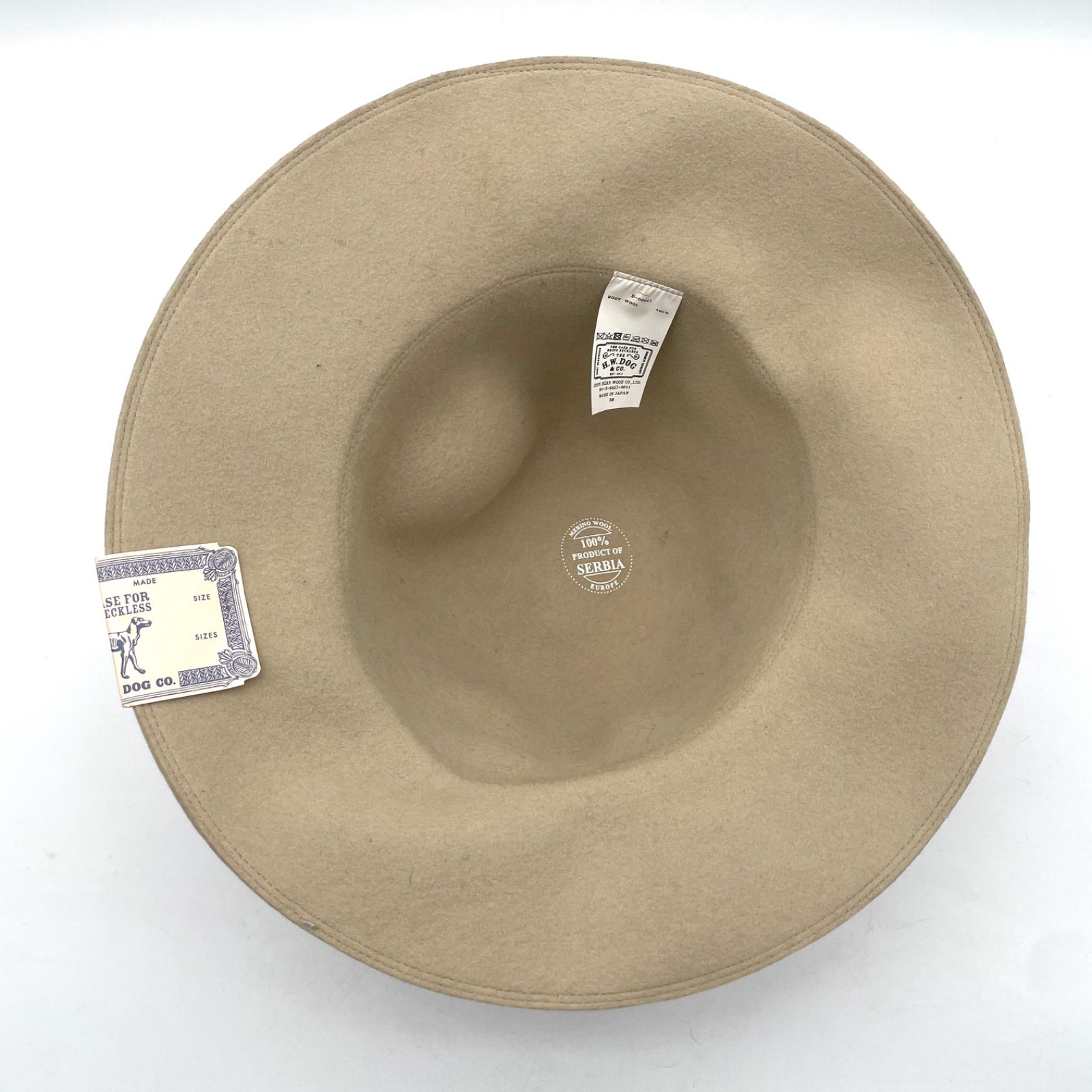 THE H.W.DOG&CO. ドッグアンドコー TRAVELERS HAT トラベラーズ