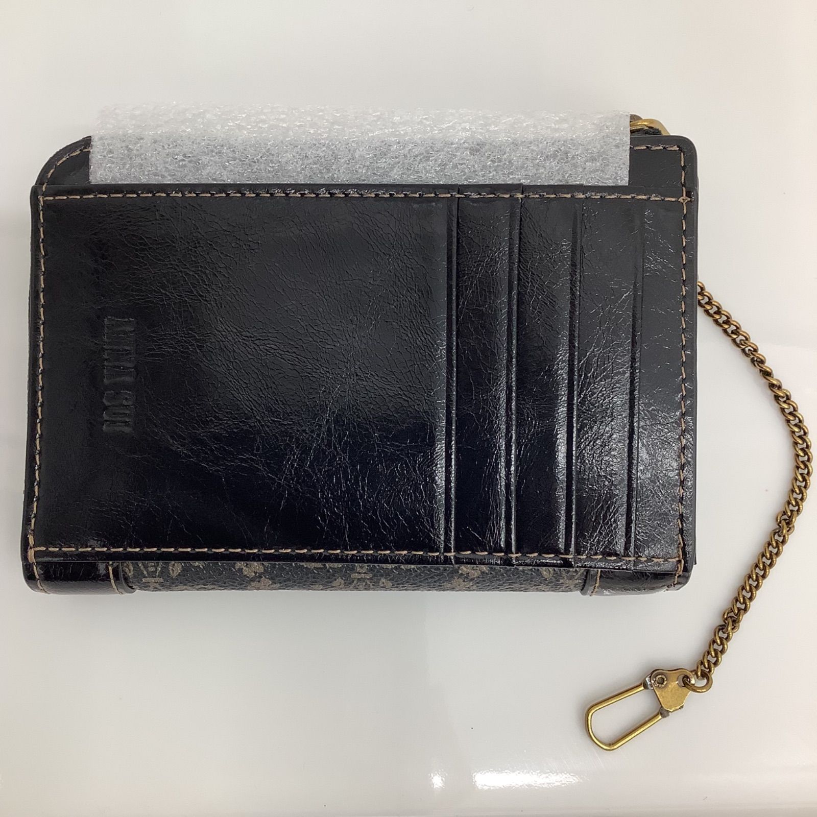KD-003】未使用品・アナスイ ミニ財布 人気ブラック L字