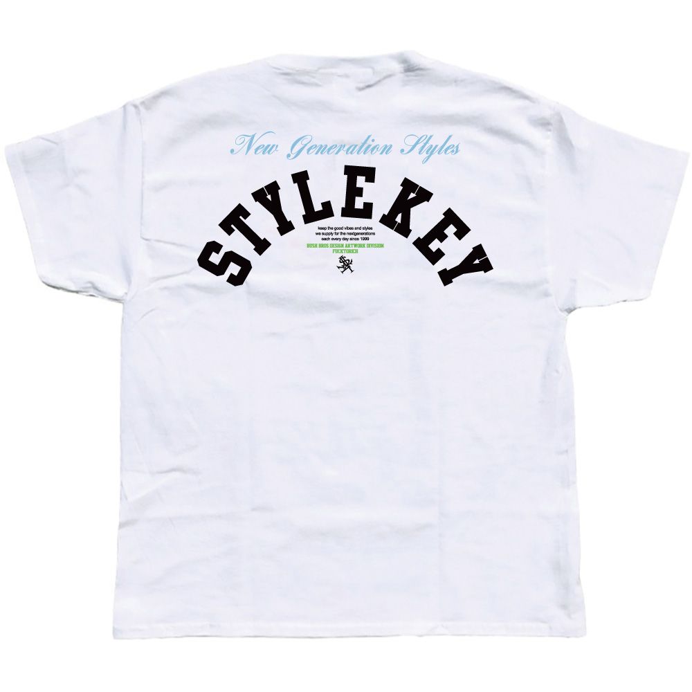 STYLEKEY スタイルキー 半袖Tシャツ CITY BOX S/S TEE(SK23SU-SS07) ストリート ヒップホップ レゲエ ロック B系 バンド ボックスロゴ 大きいサイズ