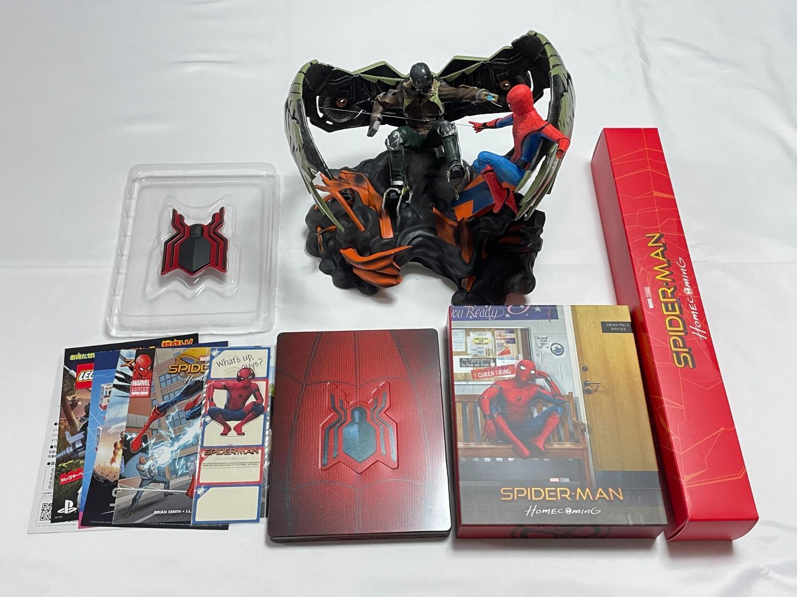 スパイダーマン:ホームカミング プレミアムBOX(2D+3D+4K ULTRA HDブルーレイ)(村田雄介描き下ろし  日本限定B3ポスター封入)(初回生産限定)(3000セット限定) [Blu-ray] - メルカリ