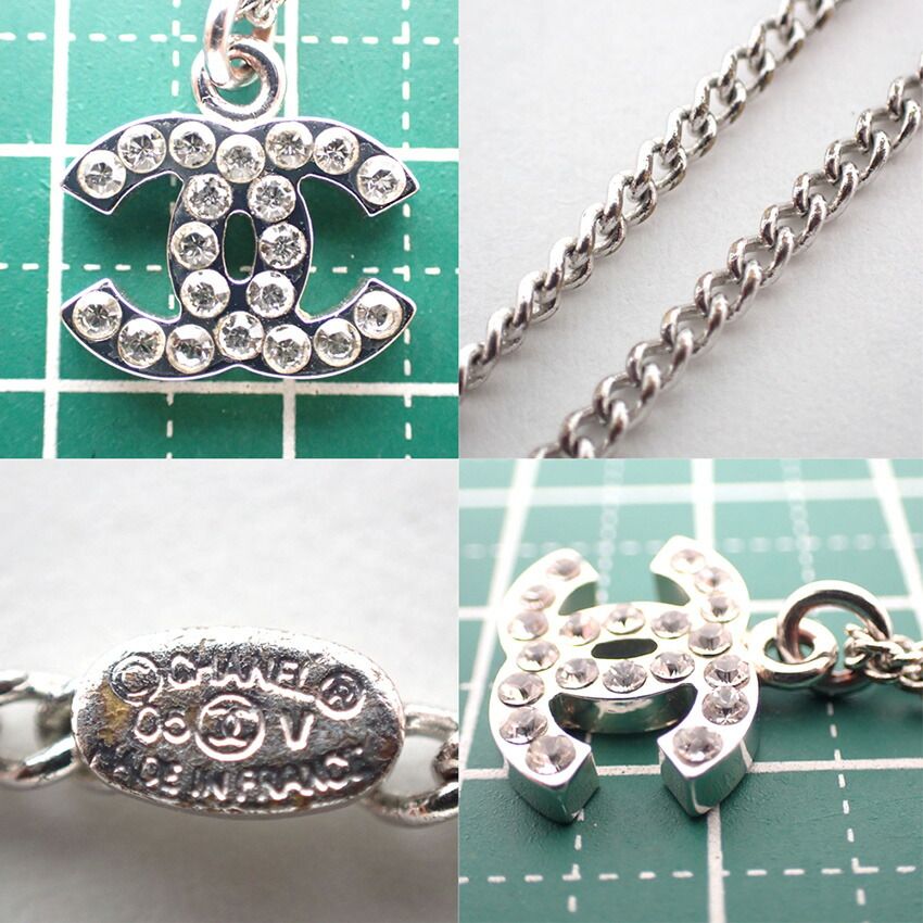 ラインストーン ネックレス