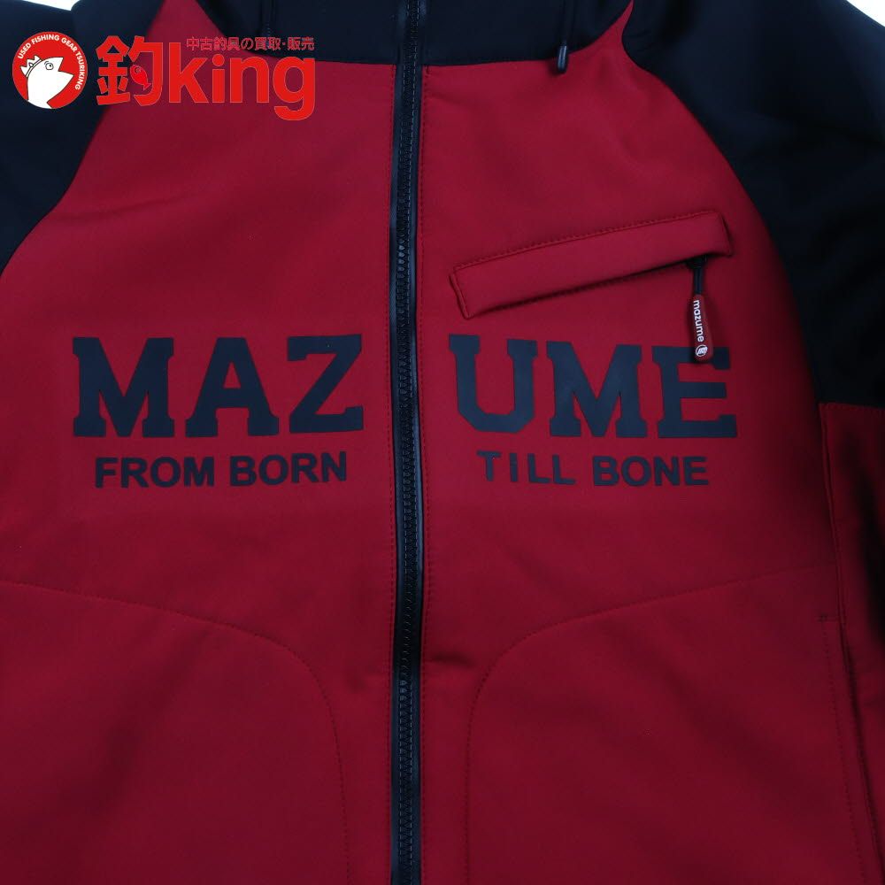 マズメ ウィンドカットジャケットWトーン MZFW-728 ブラック レッド LLサイズ |X221M ウェア ジャケット パンツ Tシャツ ベスト ウェーダー ロッド リール ルアー HRDEVELOPMENT_JP