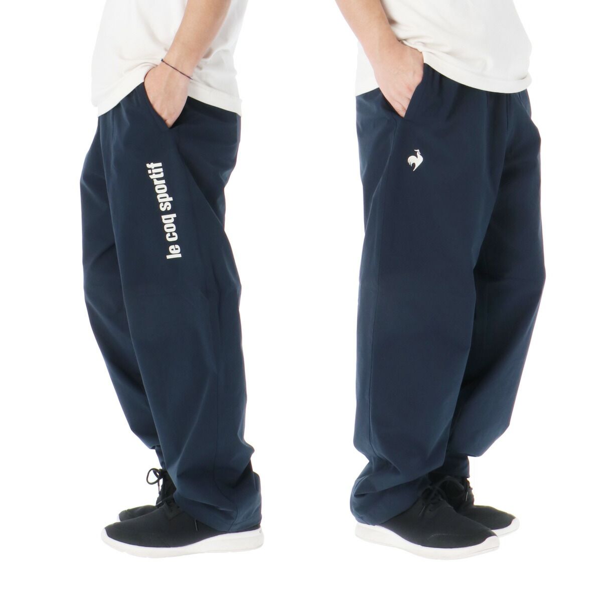 ルコック ウインドブレーカー 上下 セットアップ メンズ ブランド le coq sportif 防風 はっ水 撥水 裏メッシュ 裏地付き 白 LU5FWB31M 上下セット 大きいサイズ 有 ゴルフ スポーツウェア トレーニングウェア スポーツ LLC-HASEGAWATOSO_COM