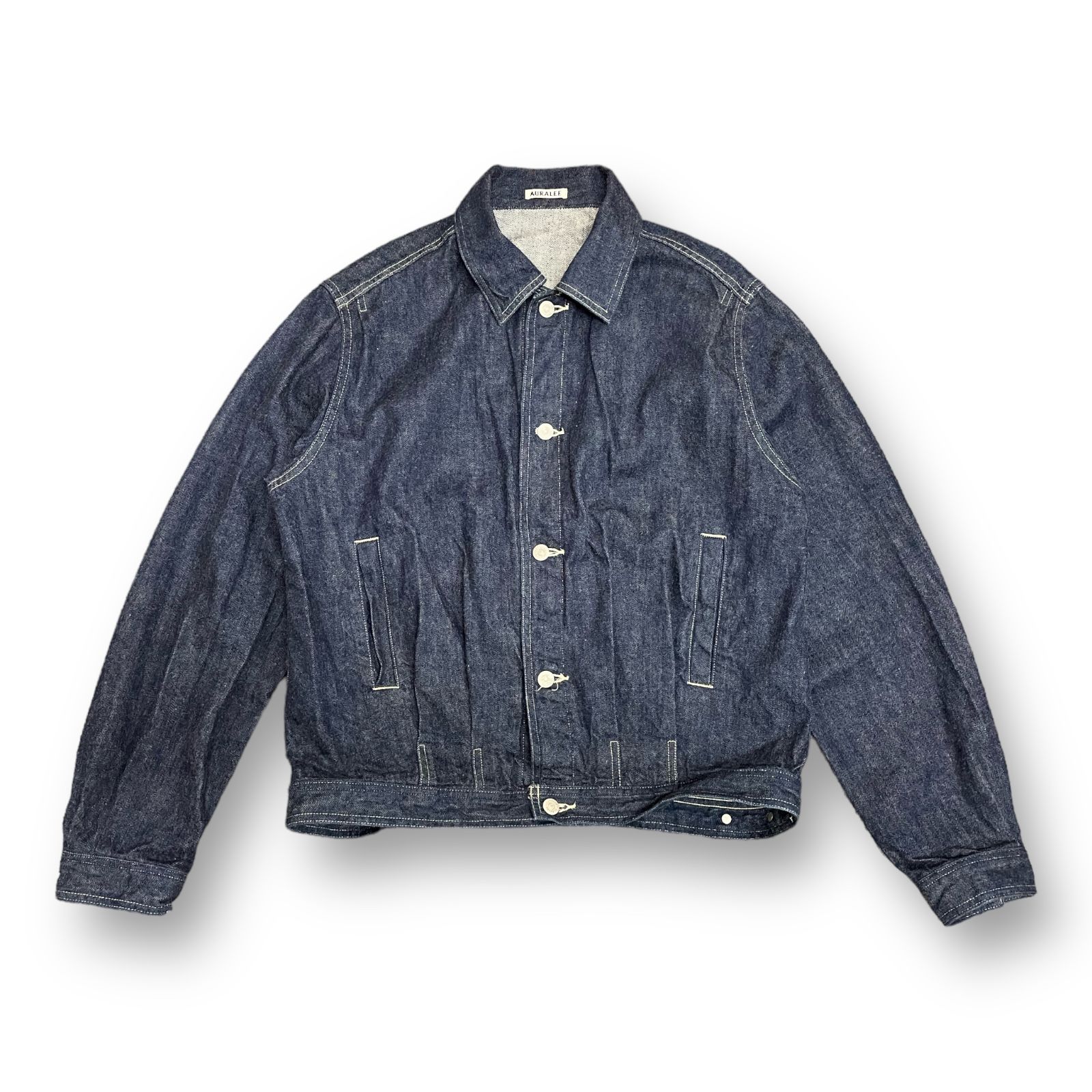 AURALEE 22SS Selvedge Light Denim Blouson デニム ジャケット G 