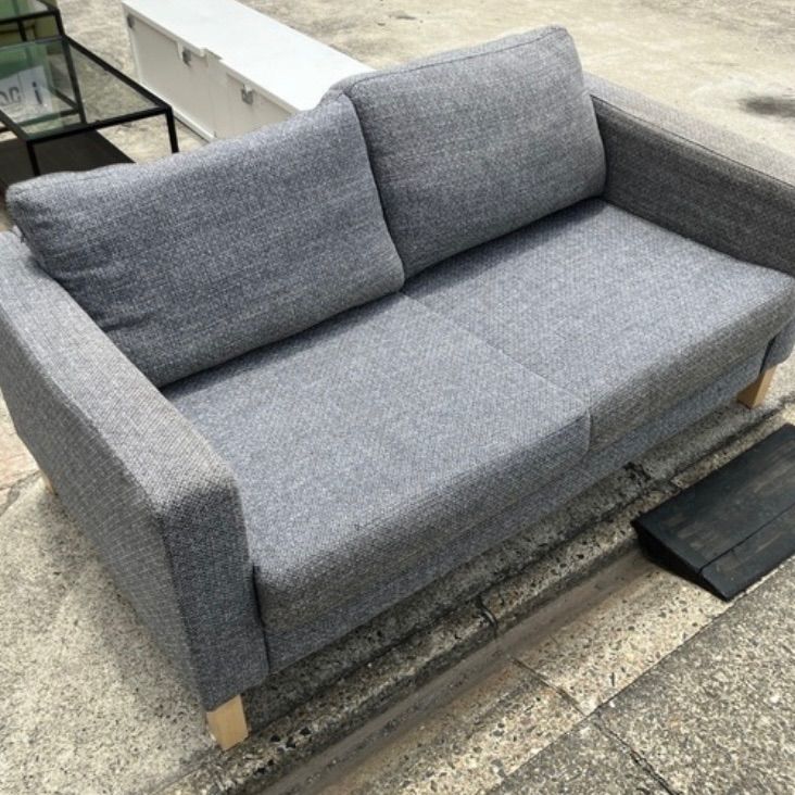 🉐IKEA イケア ソファ 二人掛け 2人掛け 家具 家具 グレー 灰色【店舗 🉐IKEA イケア ソファ 二人掛け 2人掛け 家具 家具 グレー 灰色【店舗