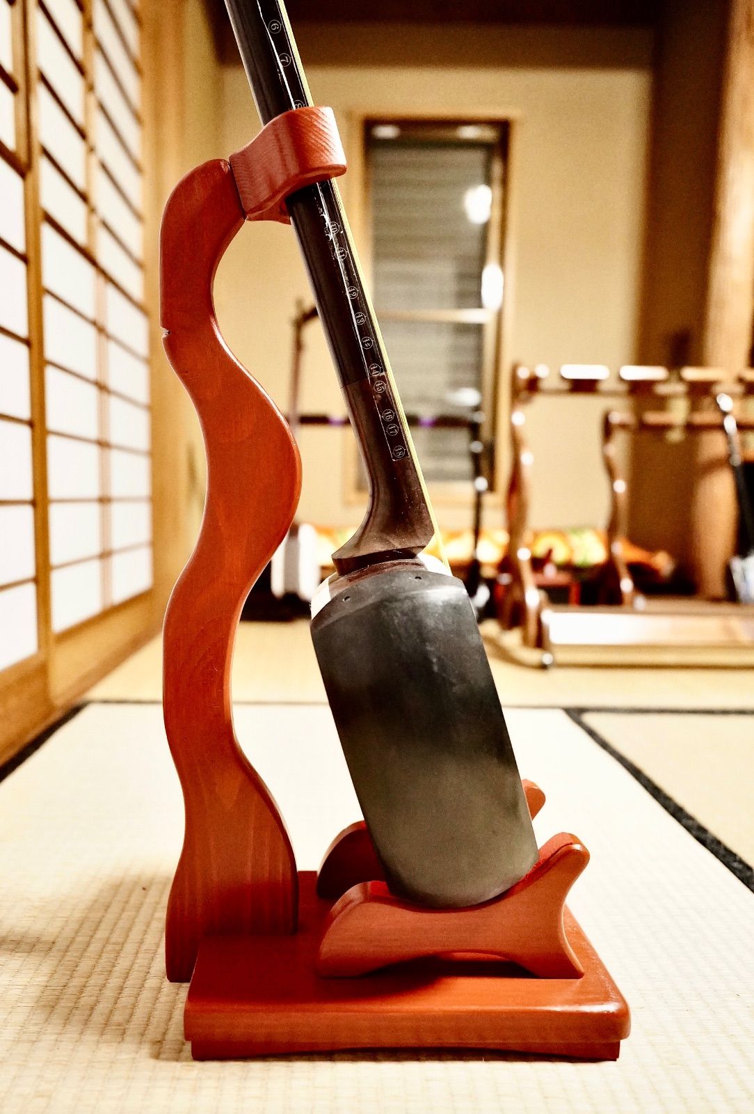 赤漆 １本掛け