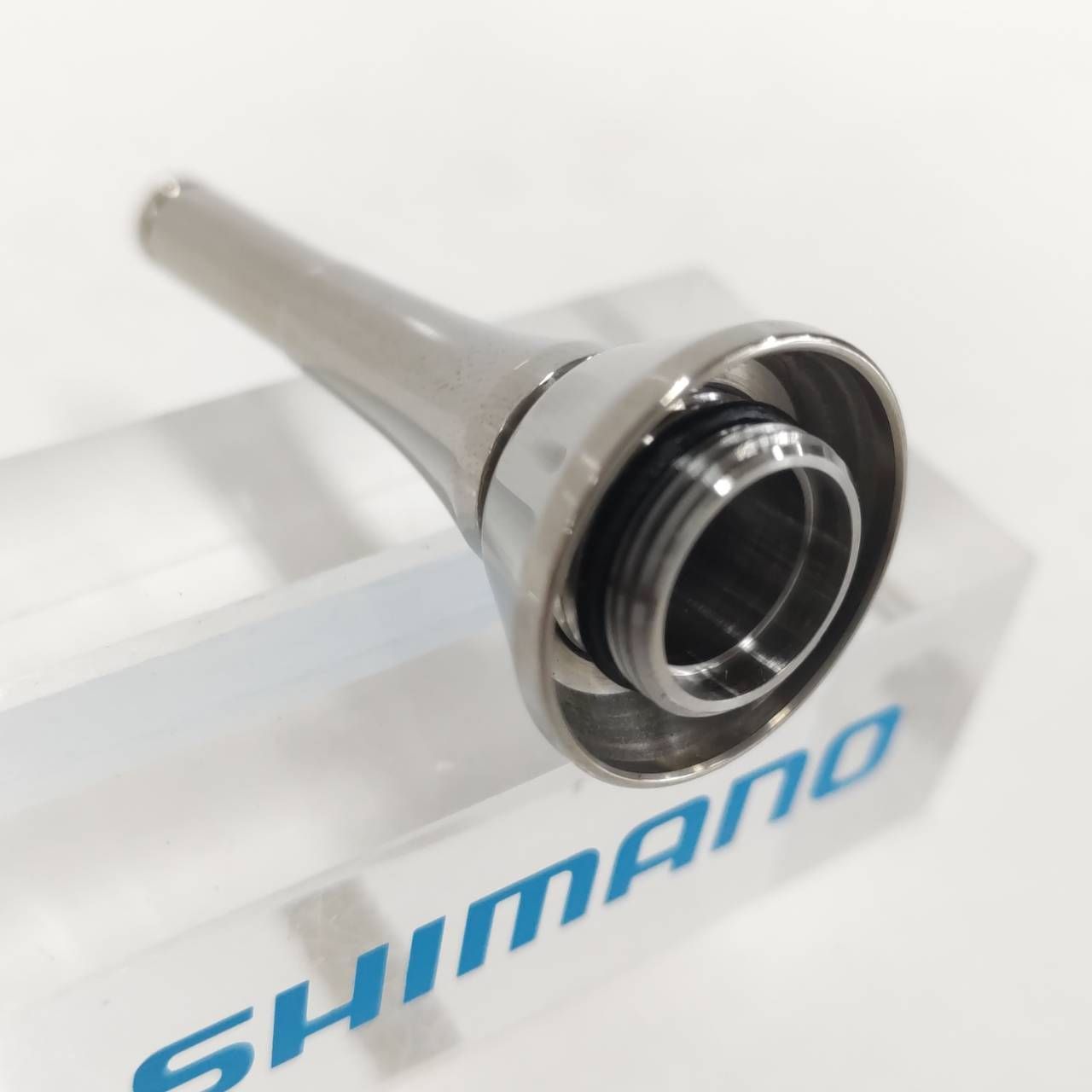 美品】シマノ 夢屋 チタンリールスタンド（01）リール カスタム パーツ