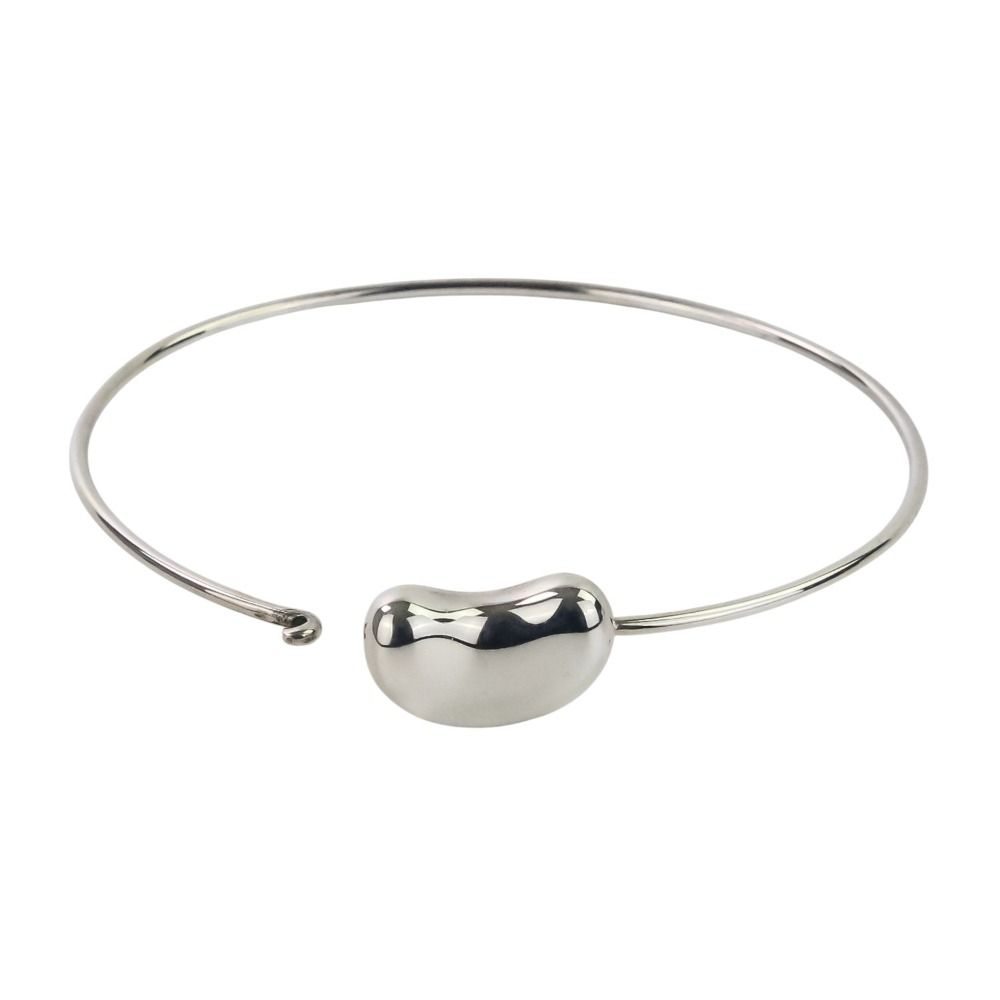 Tiffany-Co ティファニー エルサペレッティ SV925 ビーン ビーンズ バングル ブレスレット シルバー レディース 古着