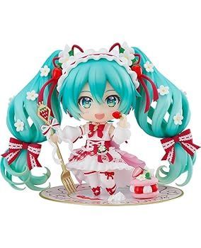 【中古】ねんどろいど 初音ミク 15th Anniversary Ver.プラスチック製 塗装済み可動フィギュア・ノンスケール・専用台座付属 森倉円氏の描き下ろしビジュ