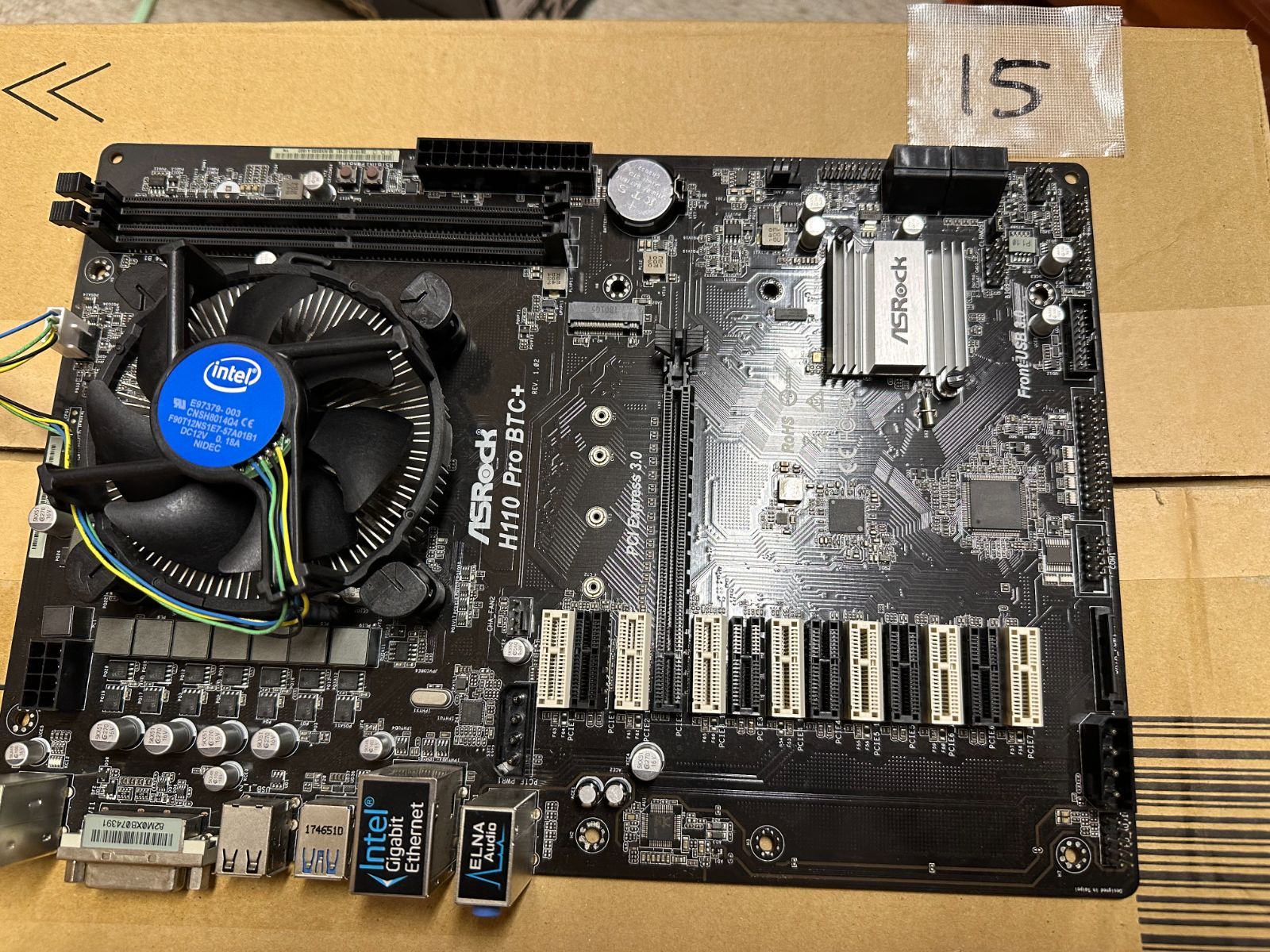 1151 パソコン・周辺機器 Asrock H110 PRO BTC+ LGA1151 DDR4 Mini-ITX マザーボード用 ASRock  H110