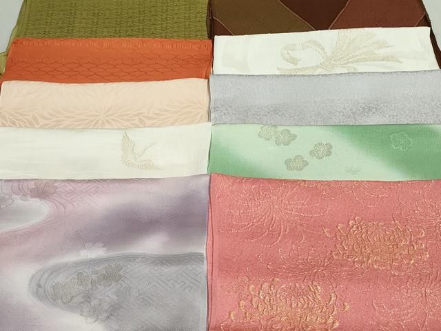 平和屋着物 和装小物 帯揚げ10枚セット 正絹 DAAV8226by