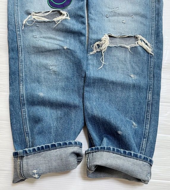 Needles(ニードルズ) KP139  ASSORTED PATCHES STRAIGHT JEAN パッチ デニムパンツ ジーンズ【A31478-007】