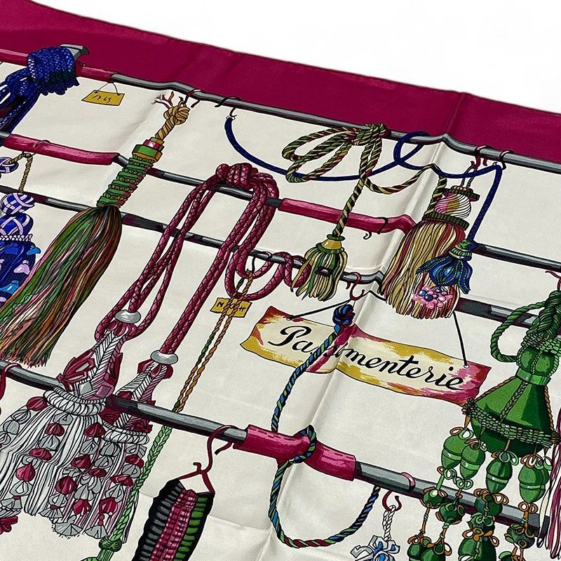 HERMES エルメス スカーフ カレ90 Passementerie パスマントリー NPｰGｰ