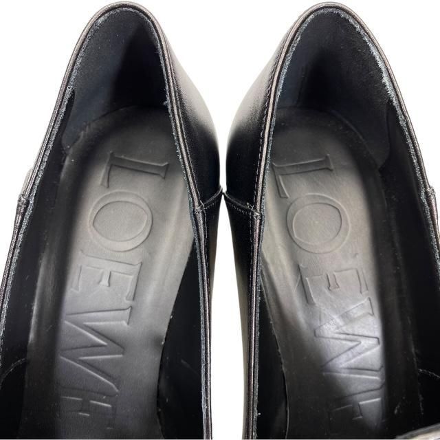 LOEWE ロエベ ドロップモチーフ パンプス ヒール シューズ チャンキー