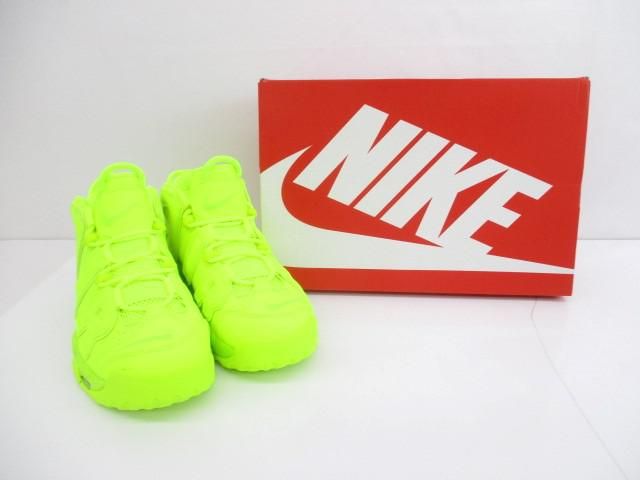 美品 ナイキ NIKE エア モア アップテンポ モアテン ボルト DX1790-700 26.5cm イエロー メンズ