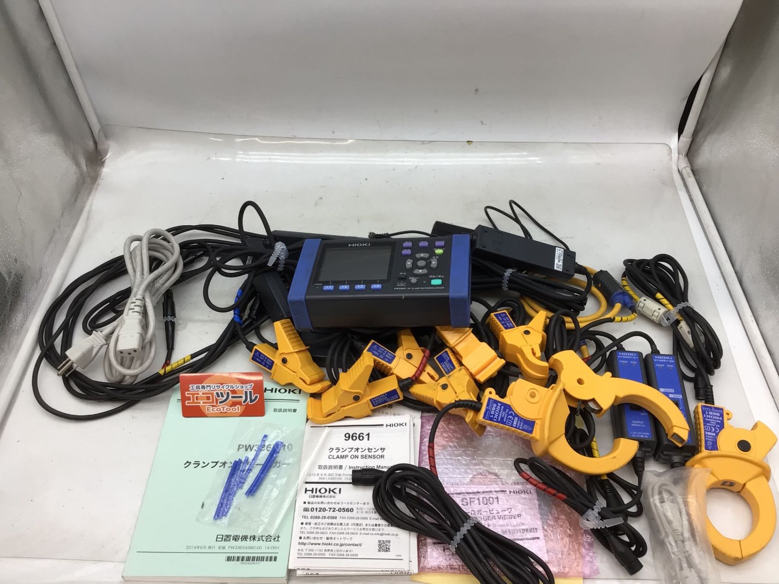 品 HIOKI 日置電機 クランプオンパワーロガー PW3365-10 IT9ZGK90RUSK エコツール知立店 M02
