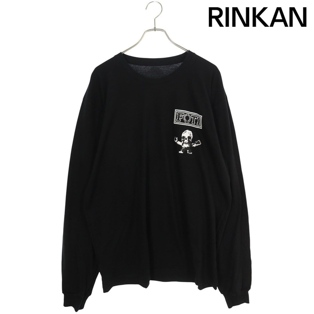 クロムハーツ CH L|S |1 バックFOTIハリスティータプリント長袖カットソー メンズ XL