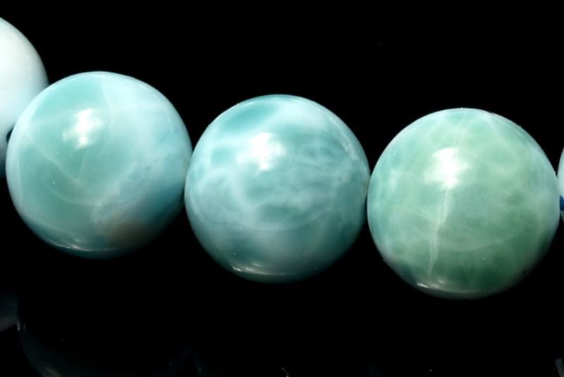 １点物 三大ヒーリング ラリマー 10.5mm ブレスレット パワーストーン 天然石 _MA7912