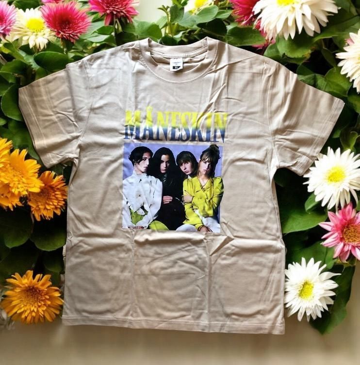 即日発送】Maneskinマネスキン3Dプリント Tシャツ サイズXL ③ - メルカリ