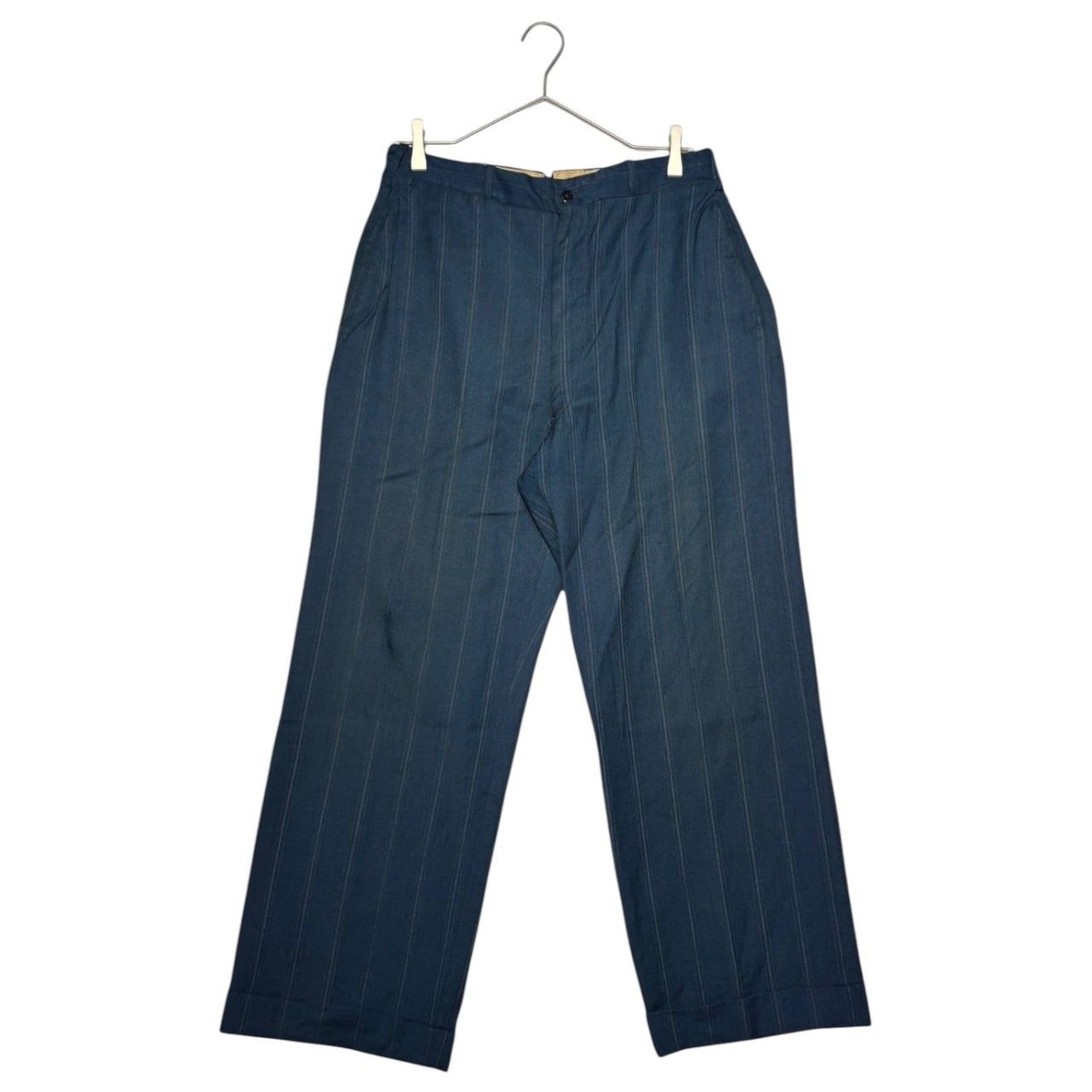v*0様 50s 60s vintage ストライプ スラックス プレーンフロン VINTAGE(ヴィンテージ) 50's~60's Vintage Striped Straight Slacks